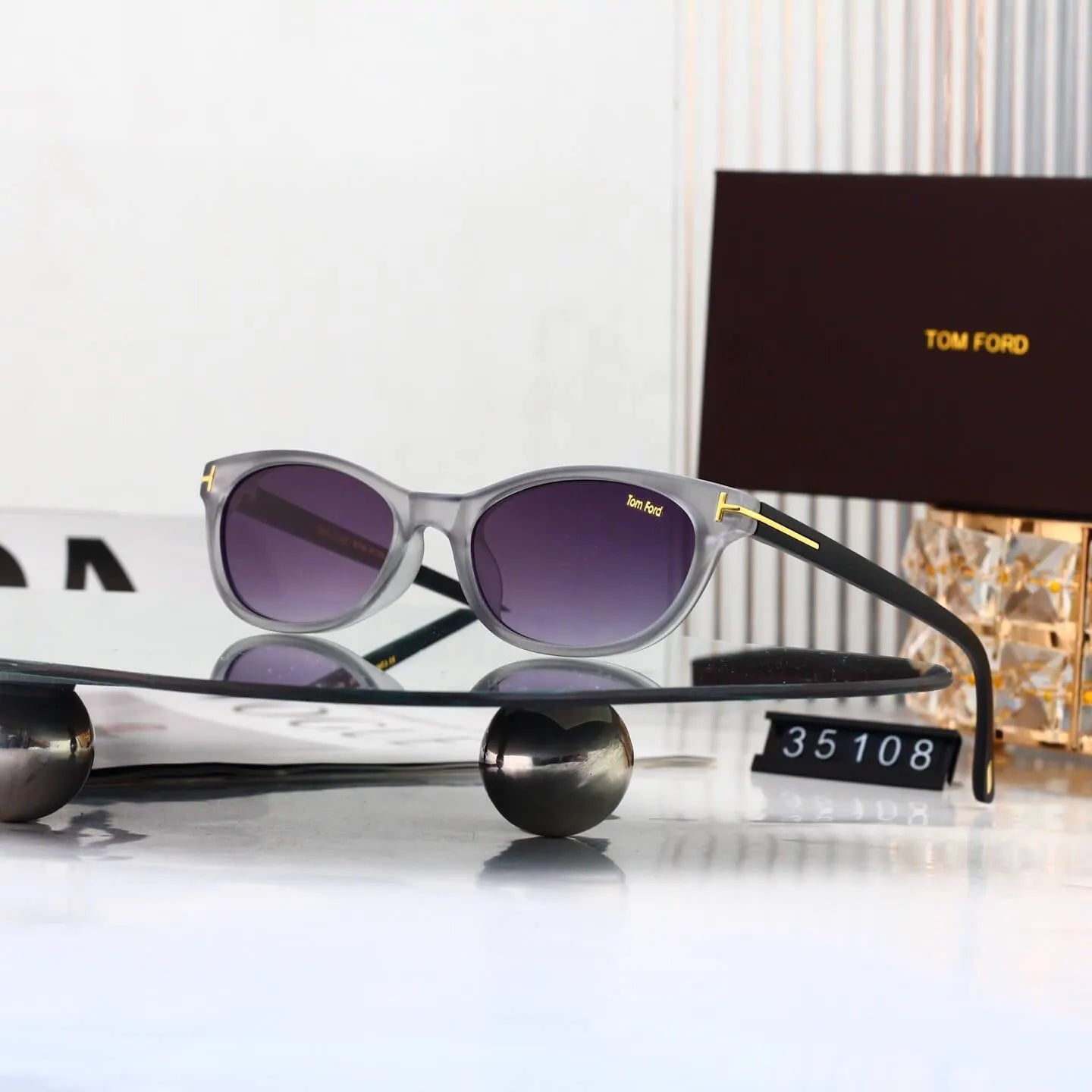 Vintage Oval Sunglasses