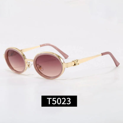 Round Metal Frame Triomphe Sunglasses