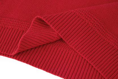 Stand Collar Zipper Knit Sweater