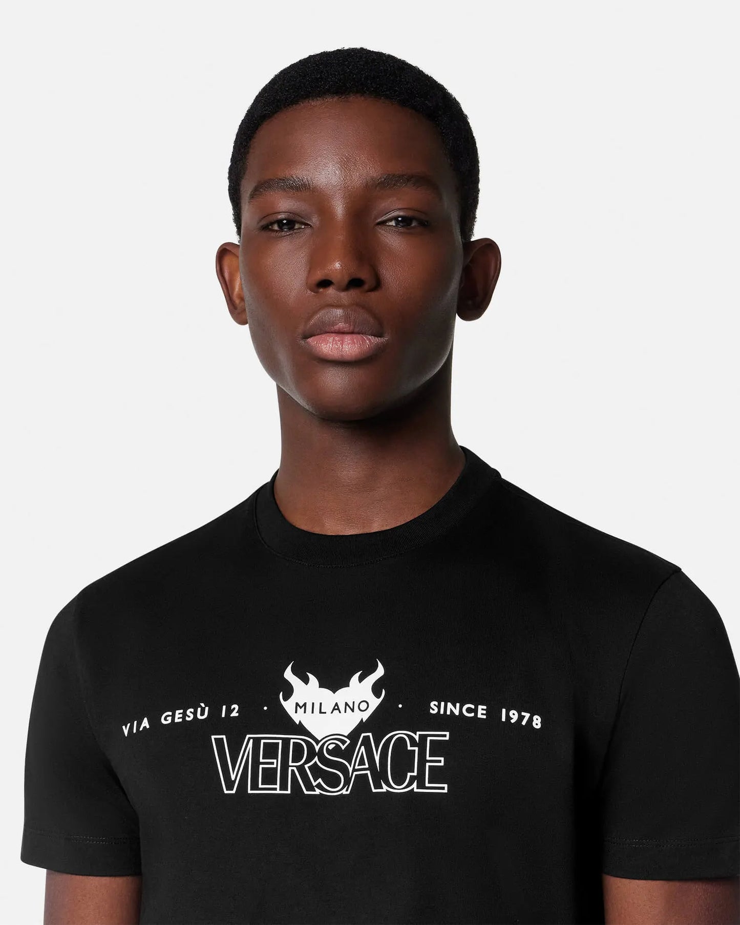 Flame Print T‑Shirt