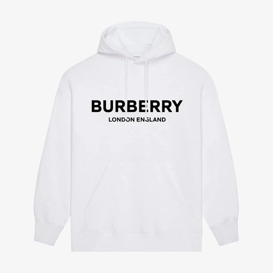 London Cotton Print Hoodie