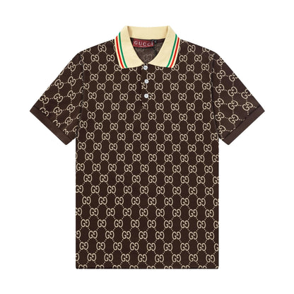Double G Full Print Polo Shirt