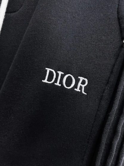 Side Jacquard Tape Straight‑Fit Pants