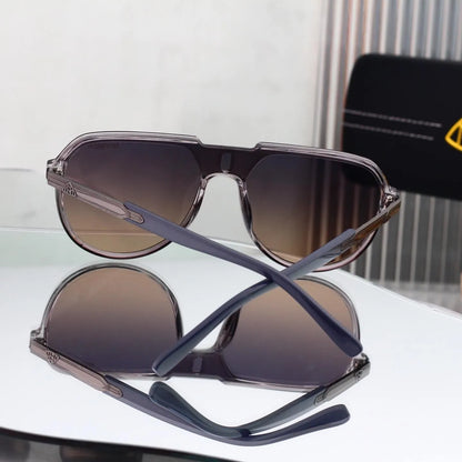 One-Piece Oversized Aviator Sunglasses