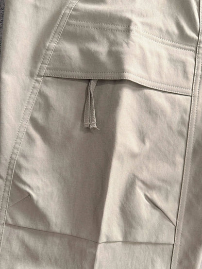 Badge Embroidery Multi-Pocket Cargo Pants