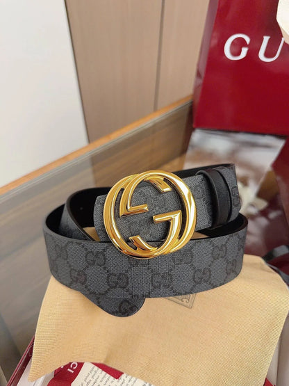 New All‑Over Print Double G Belt