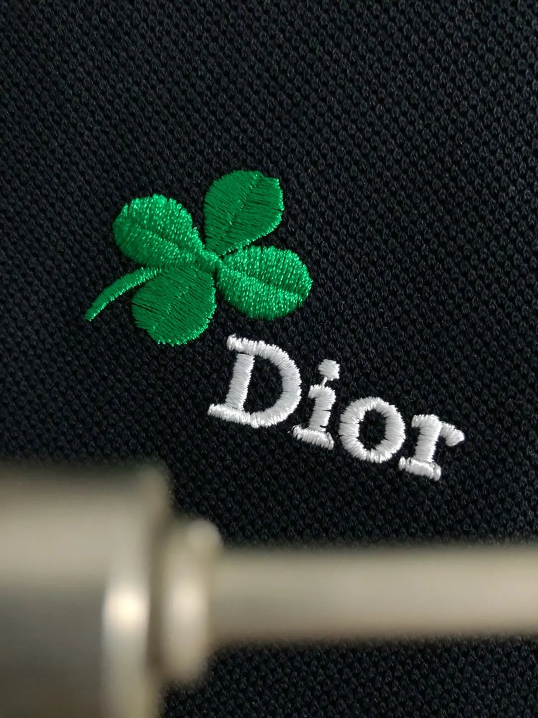 Clover Embroidered Polo Shirt