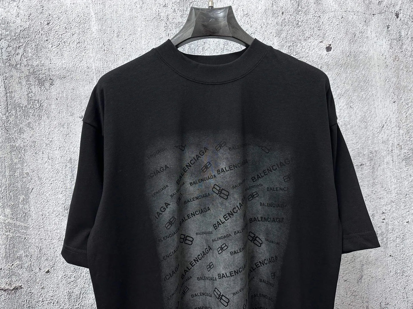 Gradient Washed Print T‑Shirt