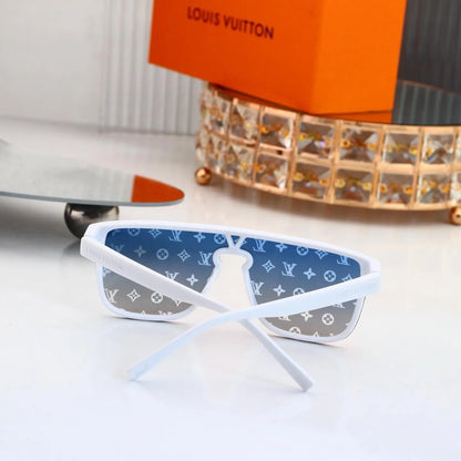 All-Over Print Square Shield Sunglasses