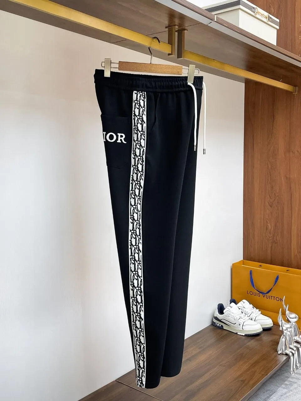 Side Tape Straight‑Leg sweatpants