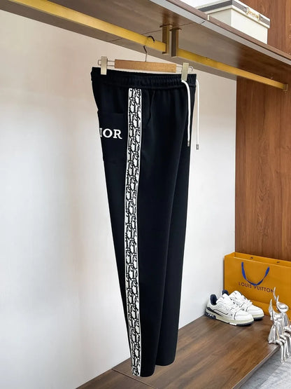 Side Tape Straight‑Leg sweatpants