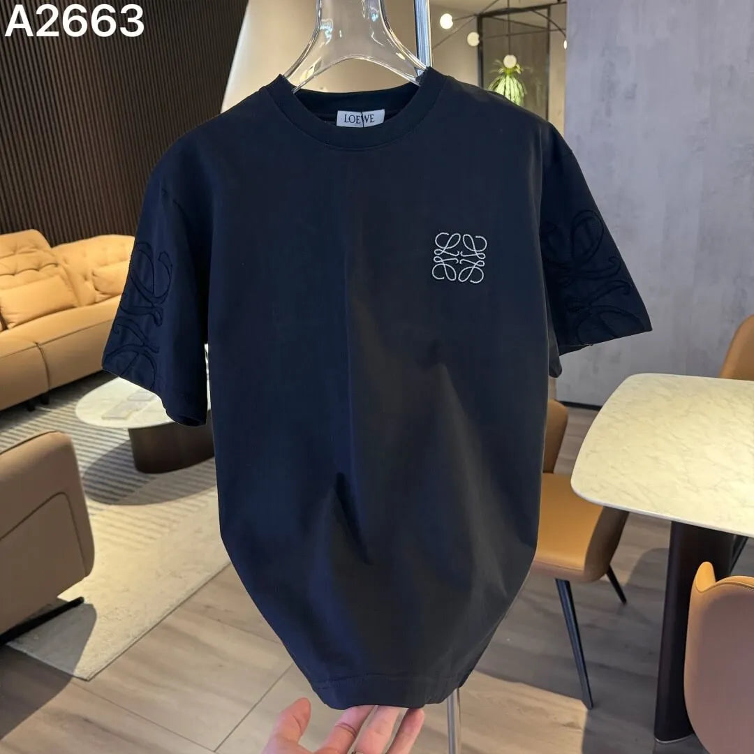 Classic Pattern Embroidered T‑Shirt