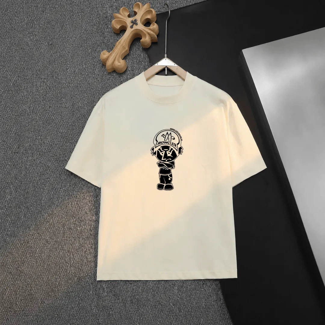 Street Cartoon Character Print T‑Shirt