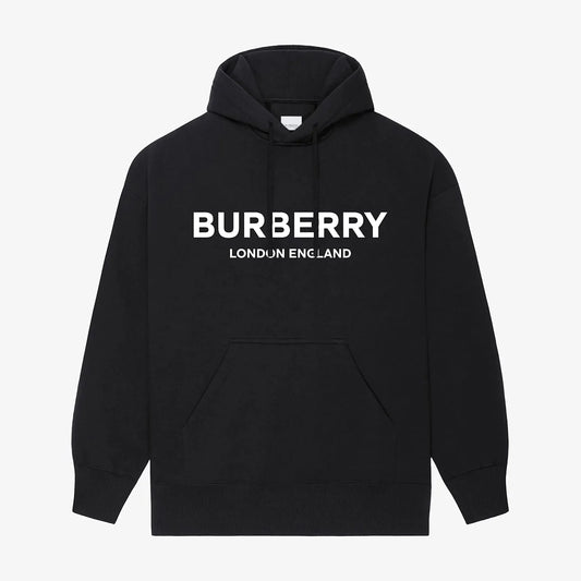 London Cotton Print Hoodie