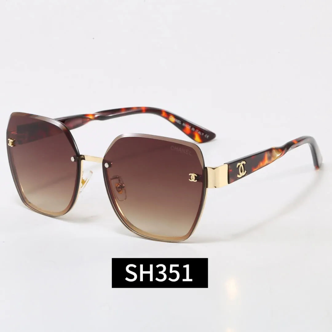 Square Rimless Sunglasses