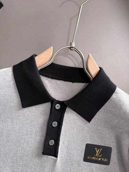 Vintage Classic Collared Polo Shirt