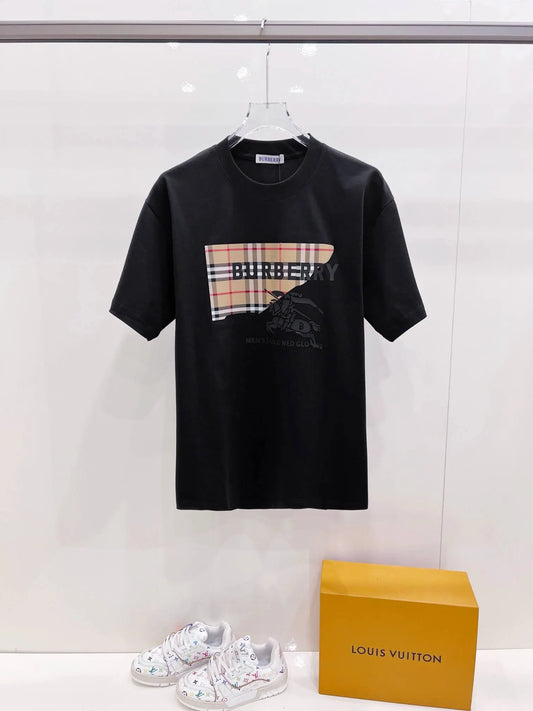 Classic Striped Horse Print T-Shirt