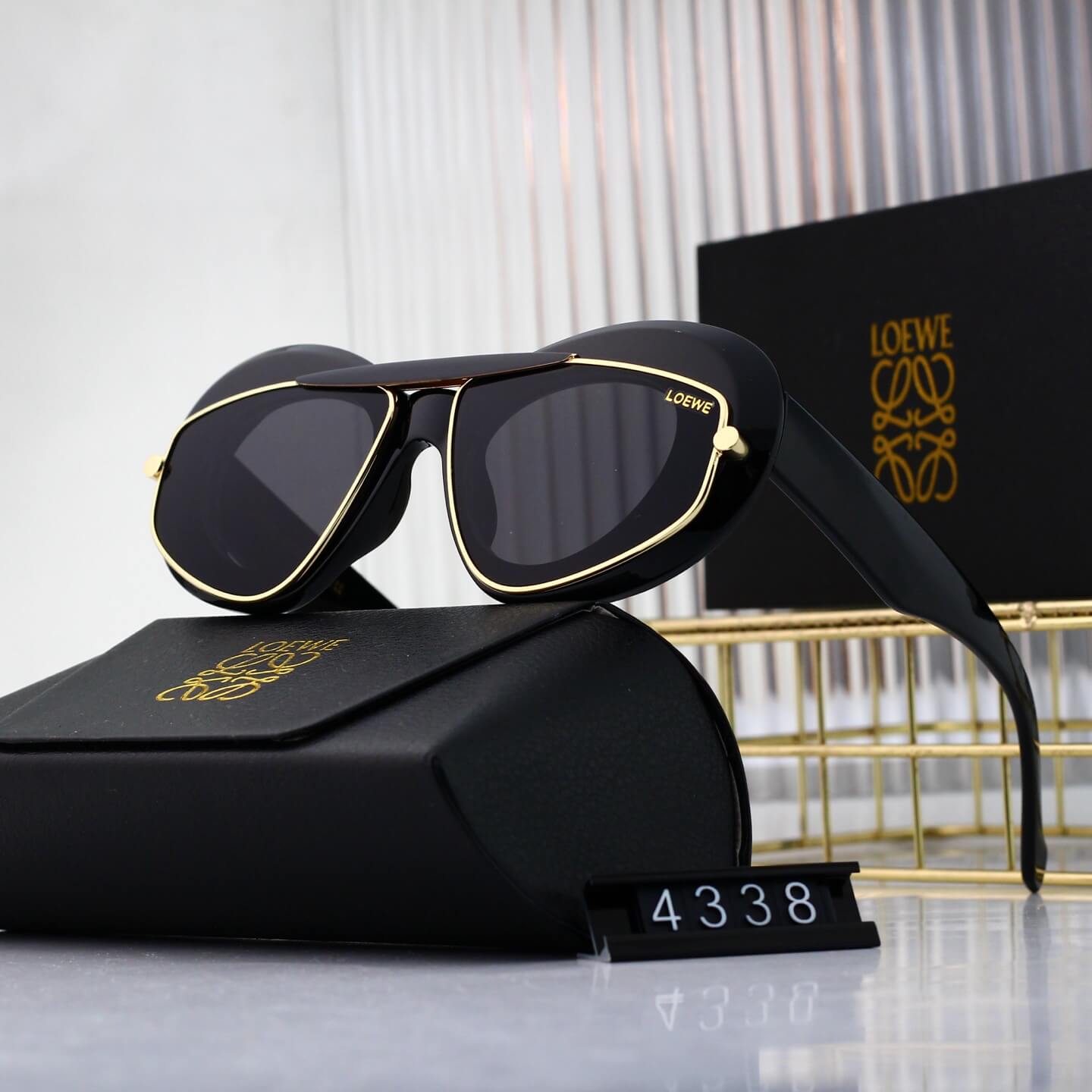 Double Bridge Aviator Sunglasses