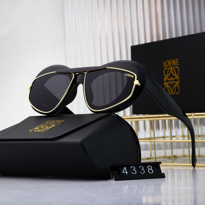 Double Bridge Aviator Sunglasses