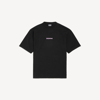 Pink Letter Print T‑Shirt