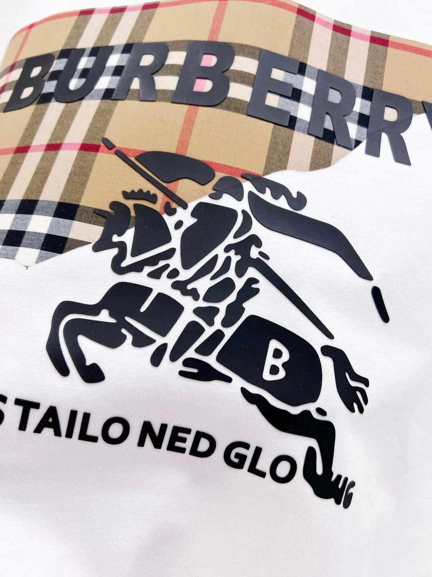 Classic Striped Horse Print T-Shirt