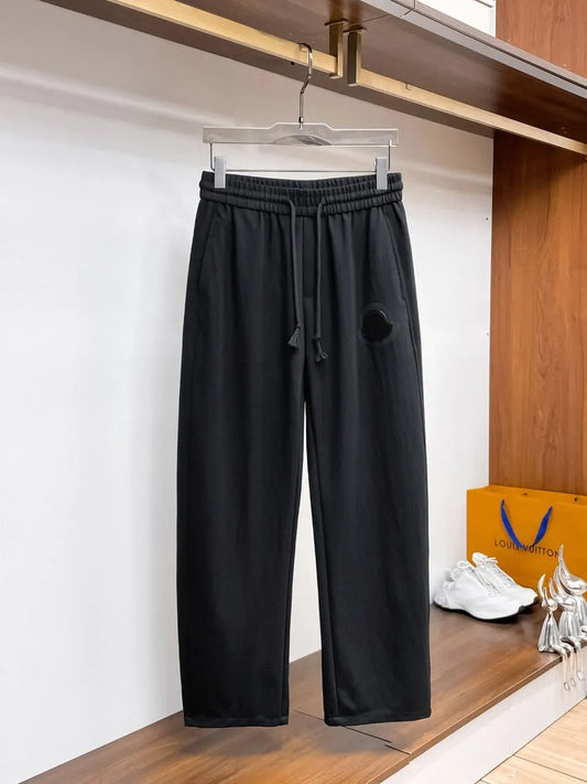 Circular Patch Loose Straight‑leg sweatpants