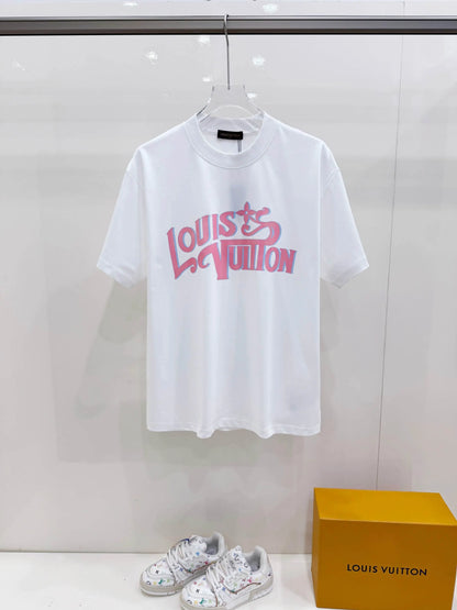 3D Shadow Graffiti Letter Print T-Shirt