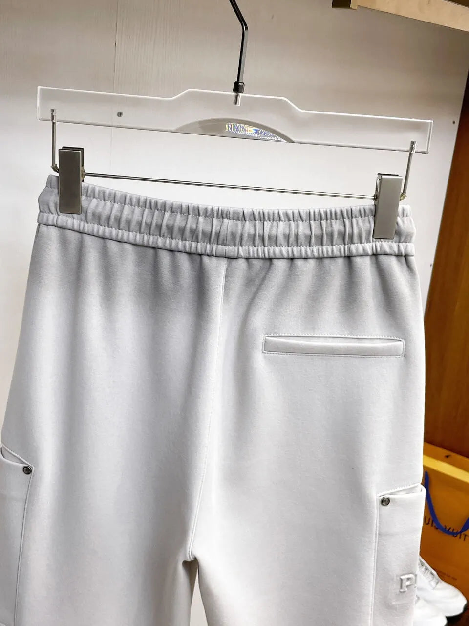 Dual‑Cargo Pocket Triangle  Pants