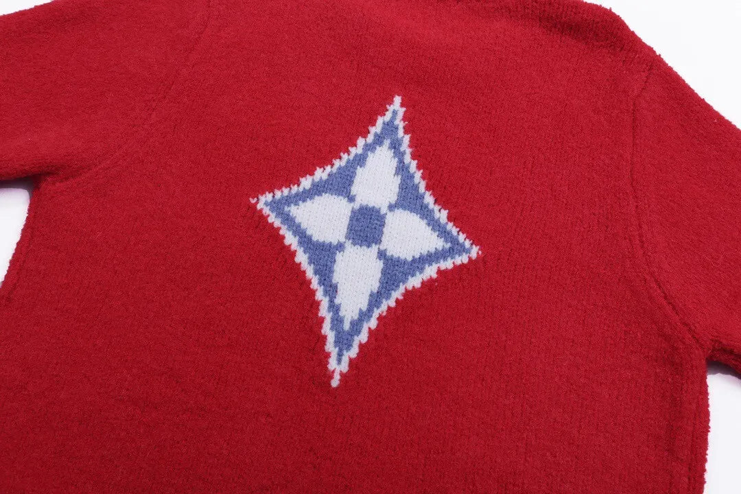 Partial Motif Sweater