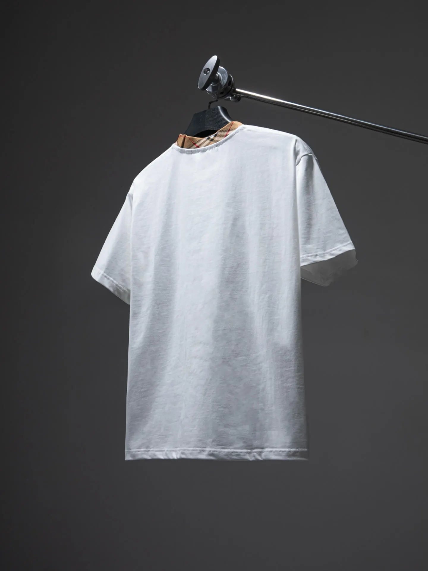 New Arrival Plaid Collar T-Shirt