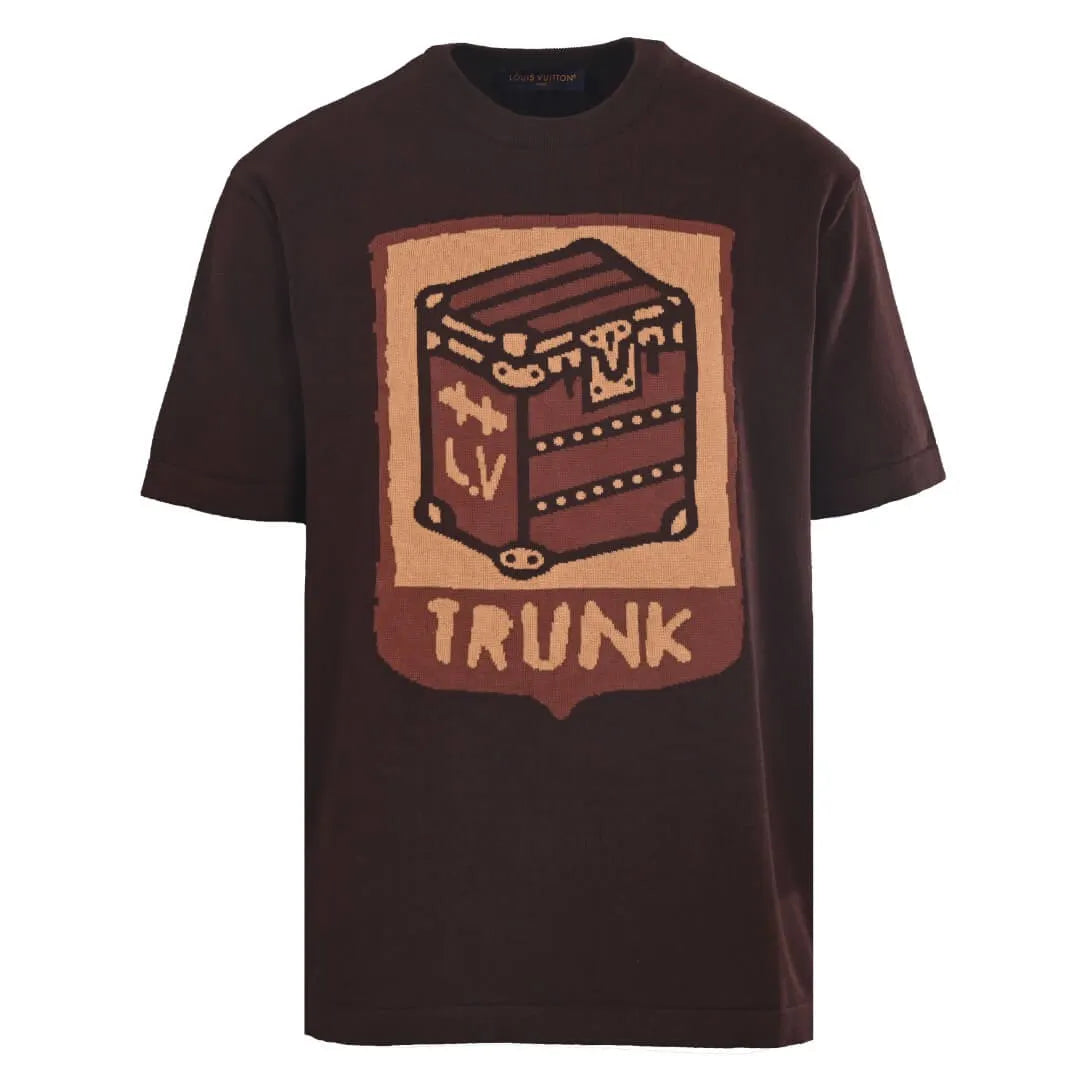 Trunk Jacquard Knit Short Sleeve T-Shirt