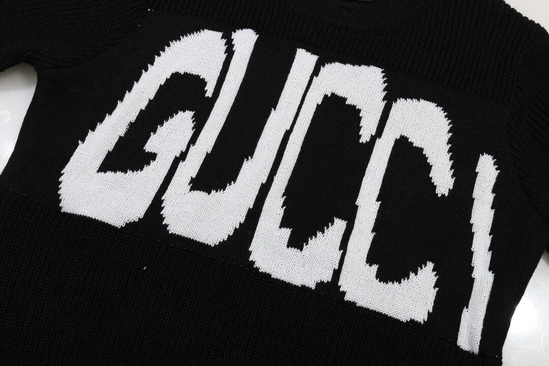 Distressed Crewneck Sweater