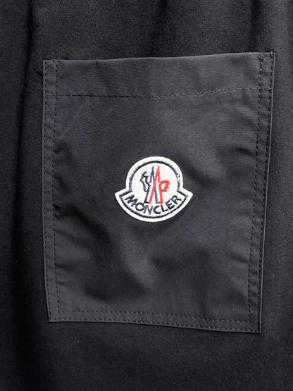 Ribbed Side Tape Badge Shorts