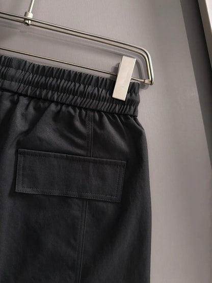 Badge Embroidery Multi-Pocket Cargo Pants