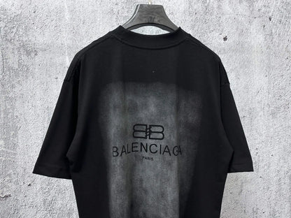 Gradient Washed Print T‑Shirt