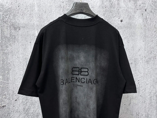 Gradient Washed Print T‑Shirt