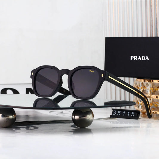 Side Temple Patchwork Sunglasses