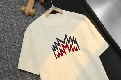 Zig‑zag M Print T‑Shirt