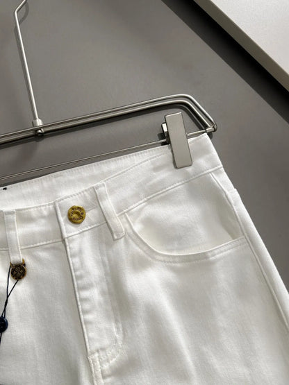 Patch Straight Jeans