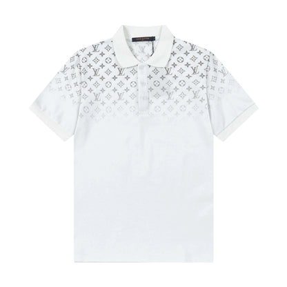 Gradient Full Print Polo Shirt