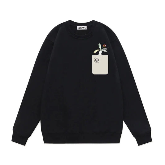 Plant Printed Crewneck Sweatshirt