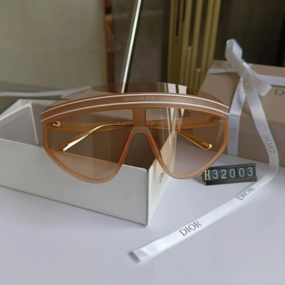 One-piece Aviator Shield Sunglasses