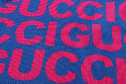 Letter Print Jacquard Sweater