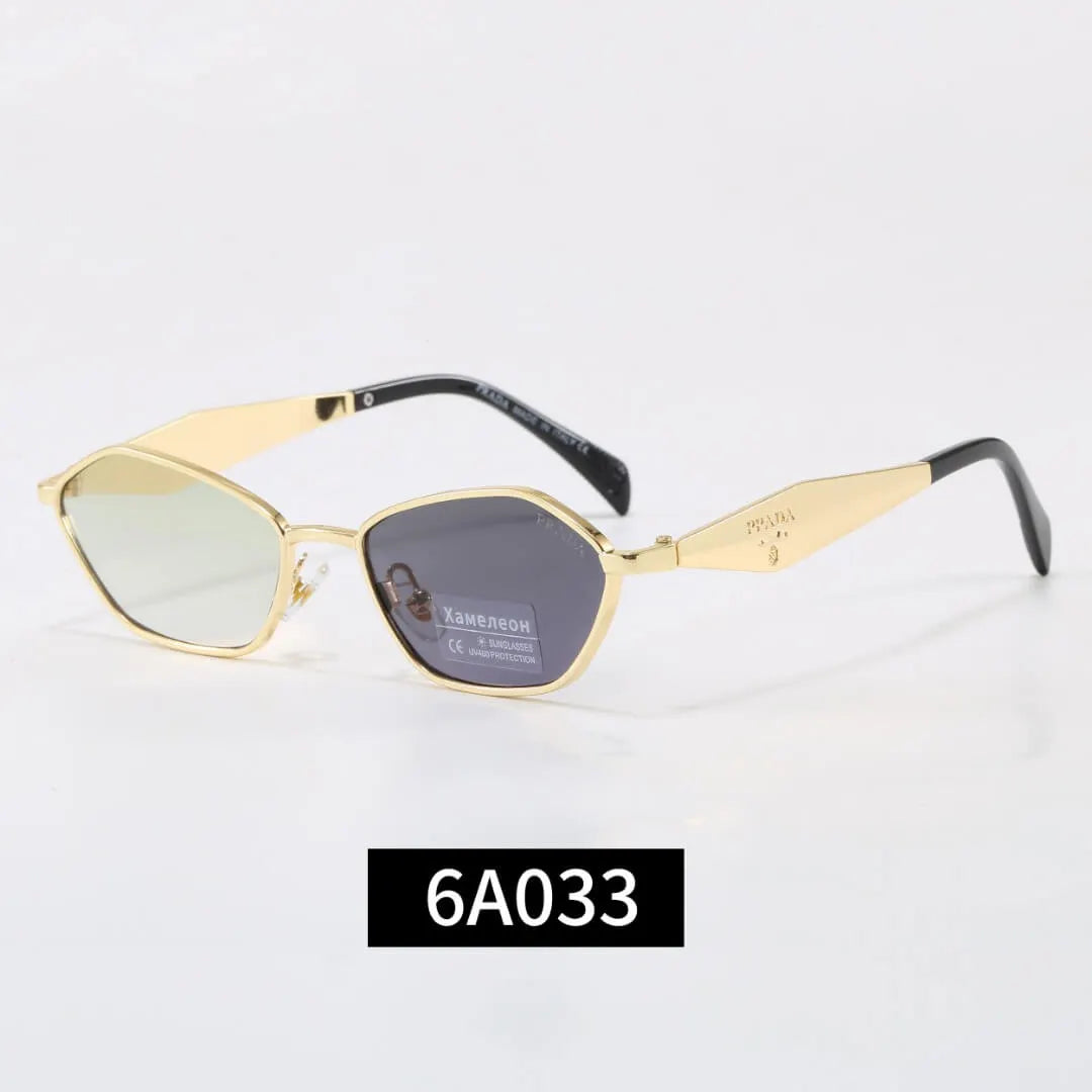 Hexagonal Metal Sunglasses