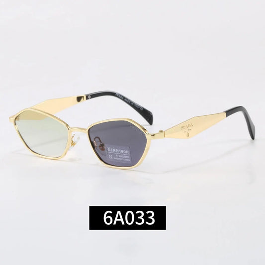 Hexagonal Metal Sunglasses