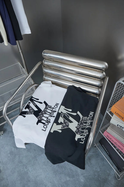 Back Melt Print Short Sleeve T‑Shirt