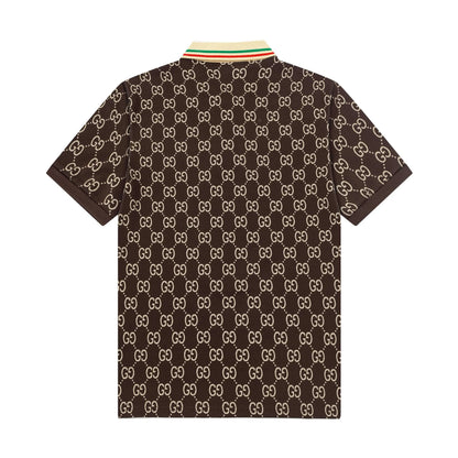 Double G Full Print Polo Shirt
