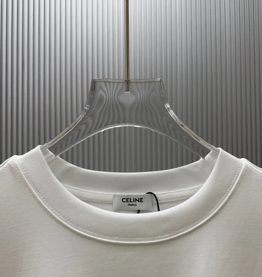 Square Frame Letter Print T‑Shirt