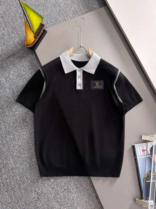 Vintage Classic Collared Polo Shirt