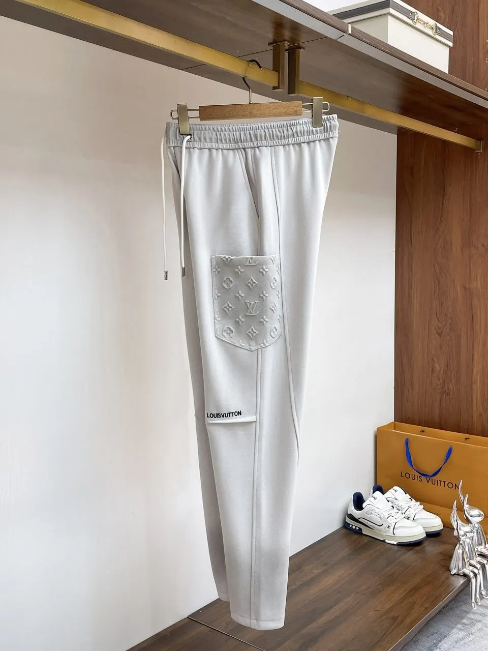 Embossed Monogram Cargo Pocket sweatpants